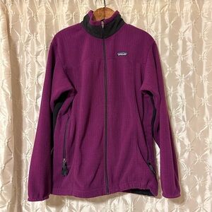 Patagonia Vintage 90s Purple Regulator R3 Radiant Fleece Full Zip Jacket VTG